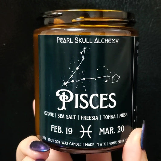 Pisces Candle - Zodiac Collection