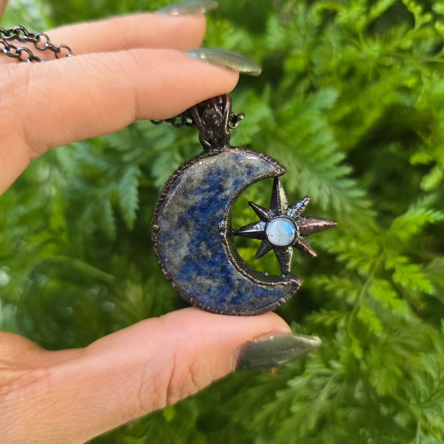 Sodalite & Moonstone Necklace
