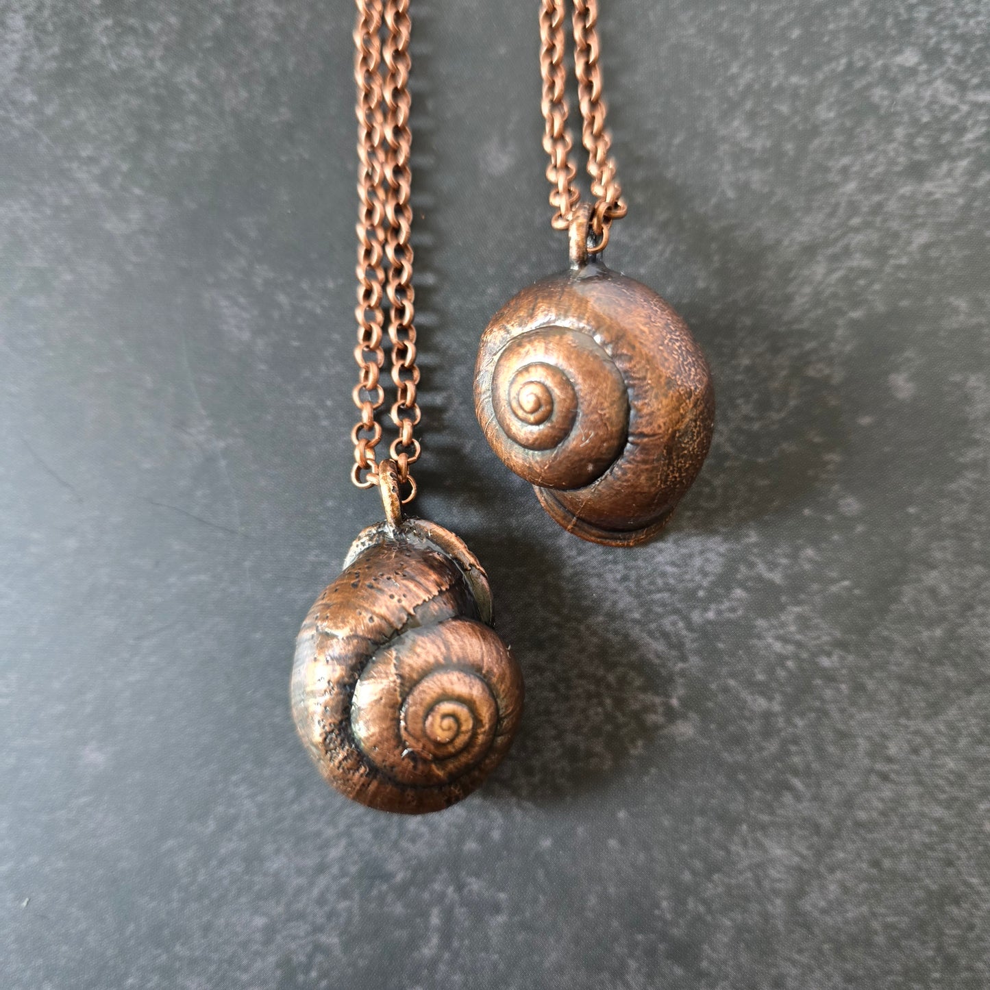 Snail Shell Necklaces - From the Garden