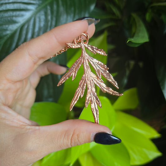 Real Mugwort Necklace - From the Garden II