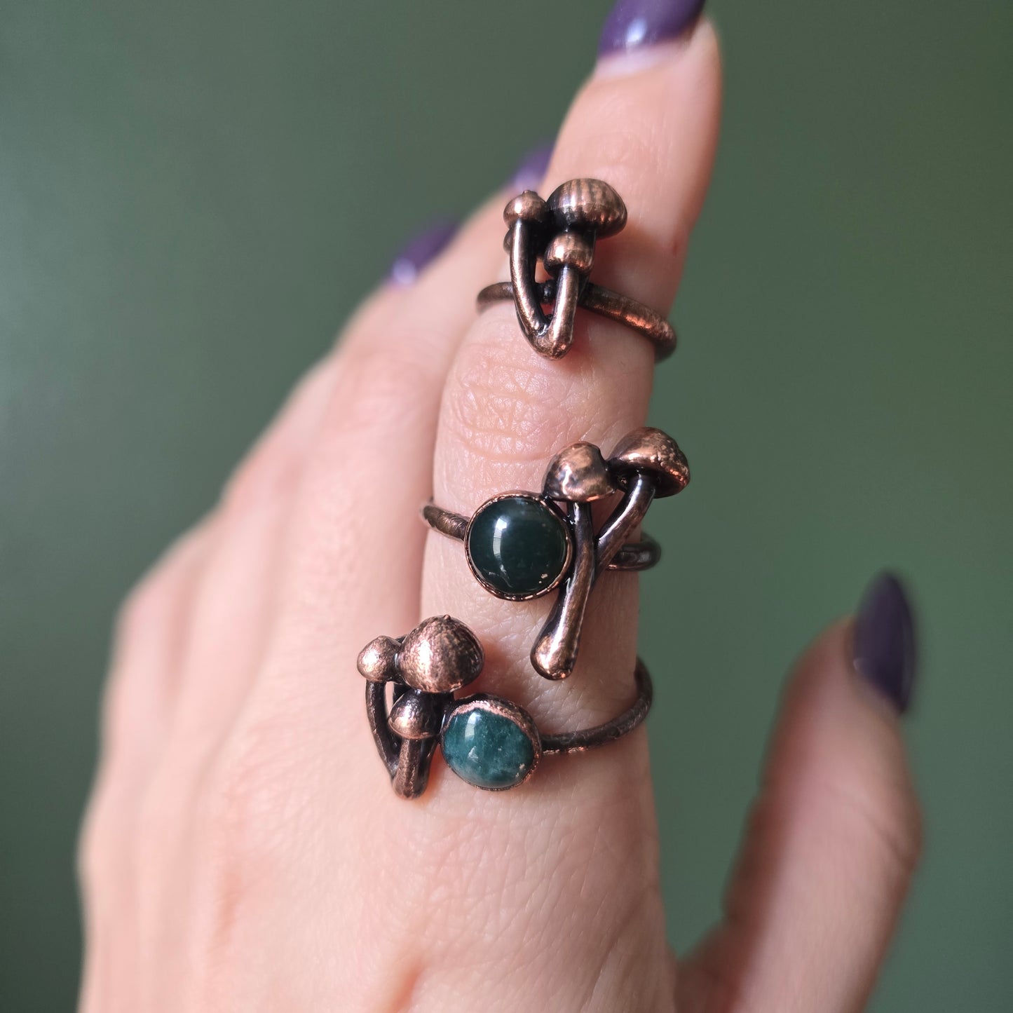 Tiny Mushroom Rings