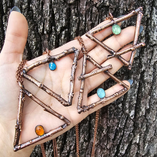 Alchemical Element Symbol Necklaces - Elements Collection