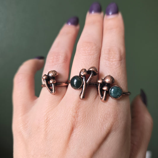 Tiny Mushroom Rings