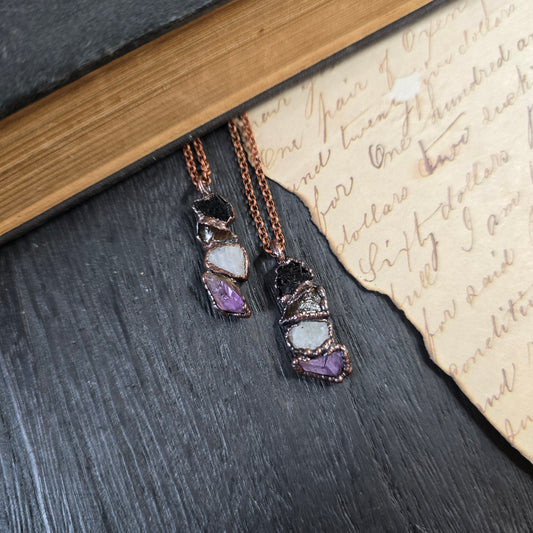 PRIDE Necklace- Asexual Pride