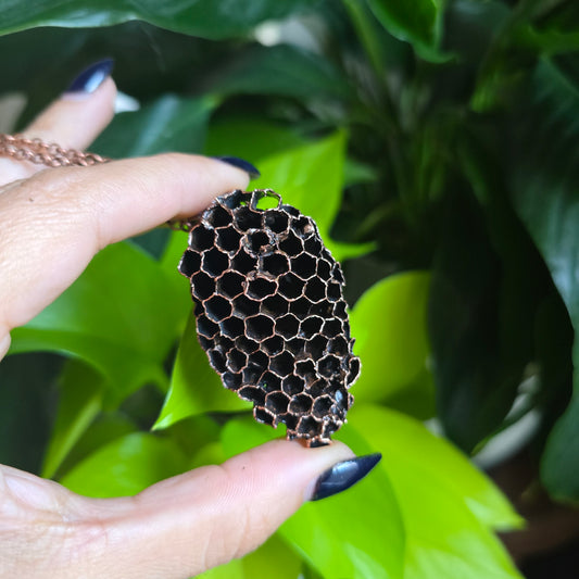 Real Electroformed Wasp Nest - From the Garden II