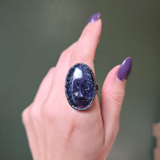 Iolite Star Ring