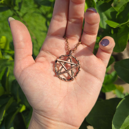Real Twig Pentacle