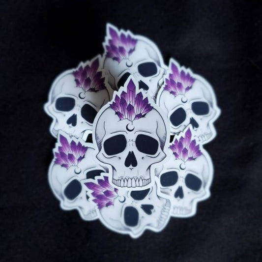 PSA Skull Sticker