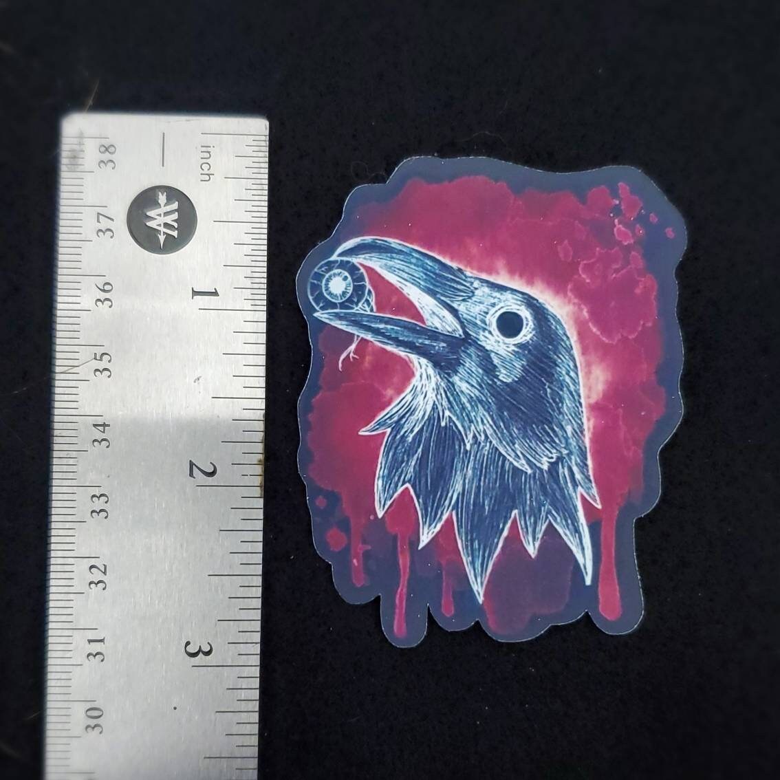 Red Raven Sticker