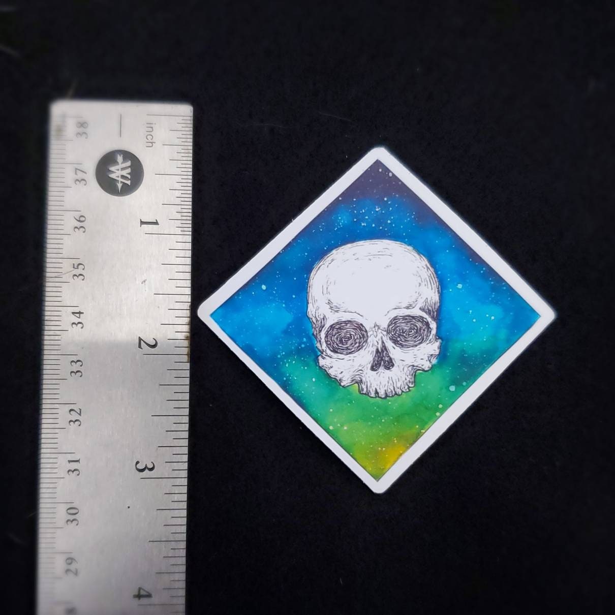 Space Skull Sticker