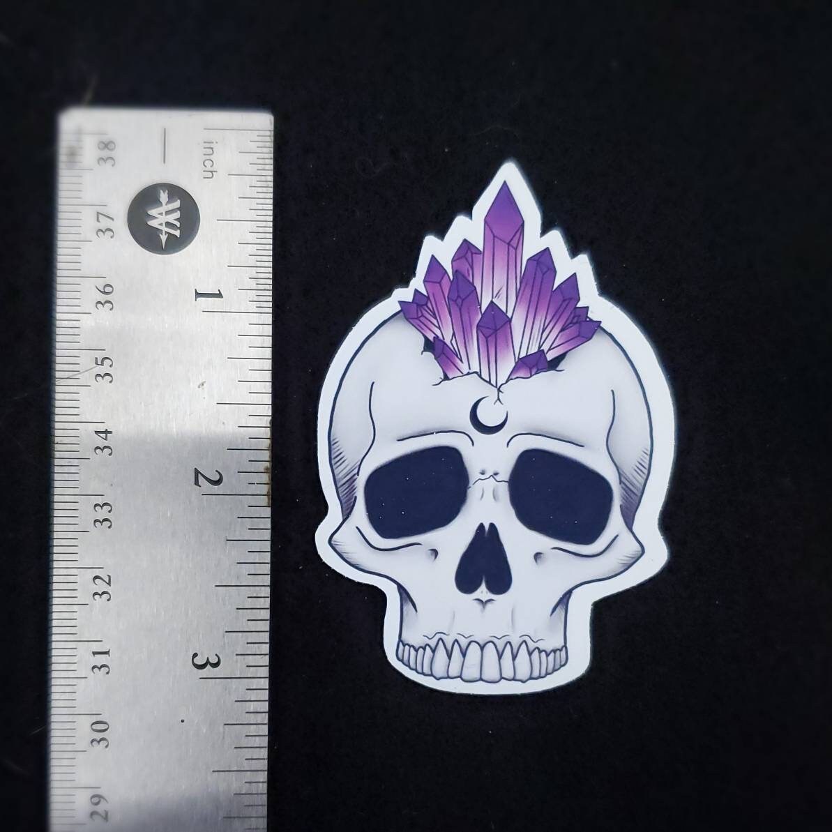 PSA Skull Sticker