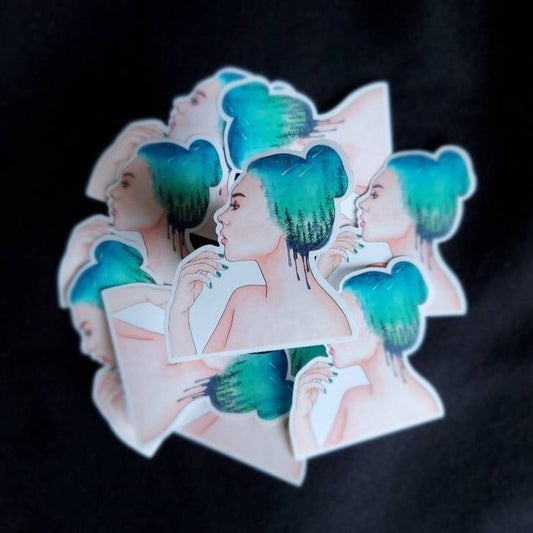 Head Full Of Fears Sticker