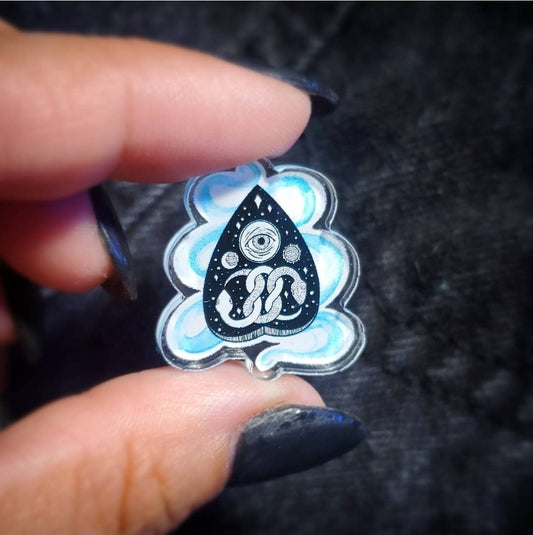 Planchette Acrylic Pin