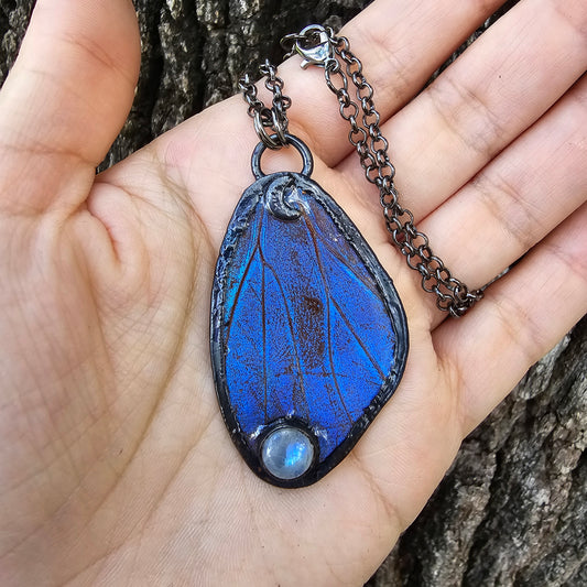 Real Butterfly Wing Necklaces #3
