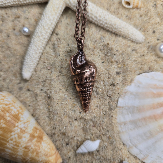 Siren's Relics - REAL Electroformed Seashell Necklace #2