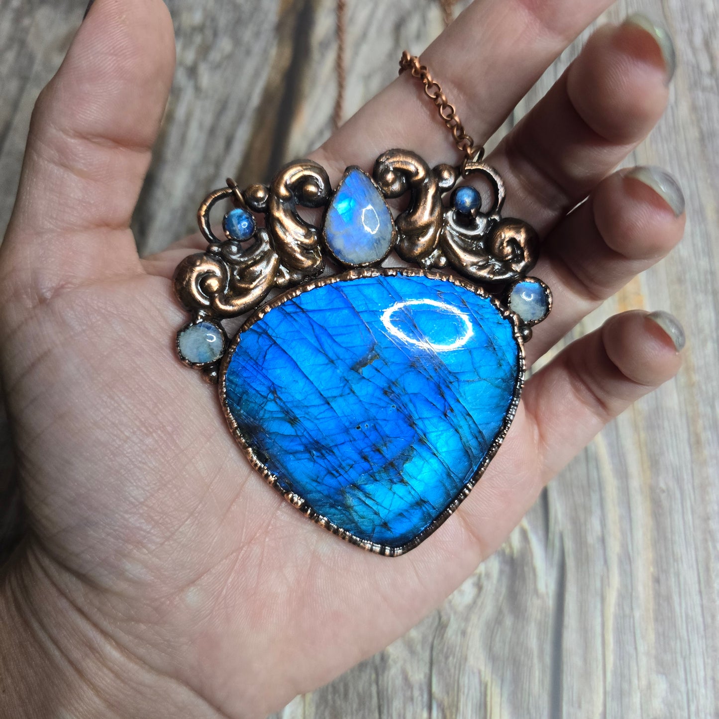 Labradorite & Moonstone Necklace