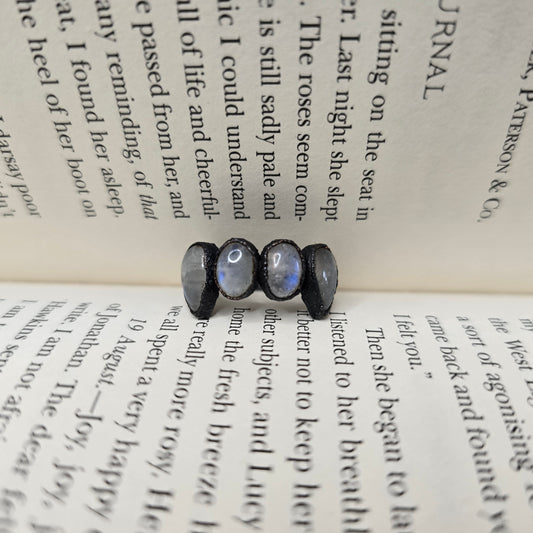 VAMPIRE - Moonstone Fang Rings