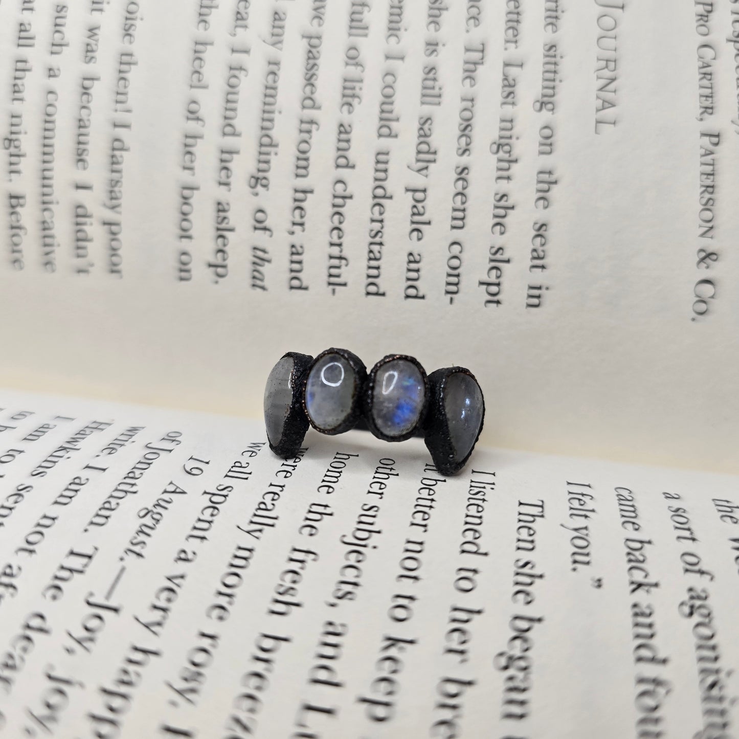 VAMPIRE - Moonstone Fang Rings