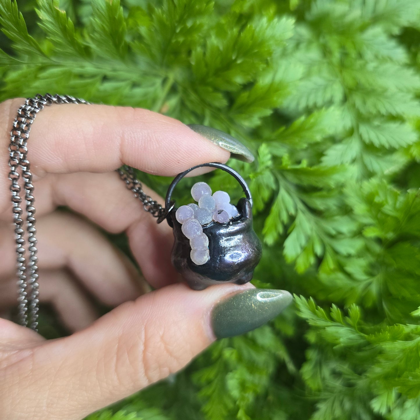Grape Agate Cauldrons