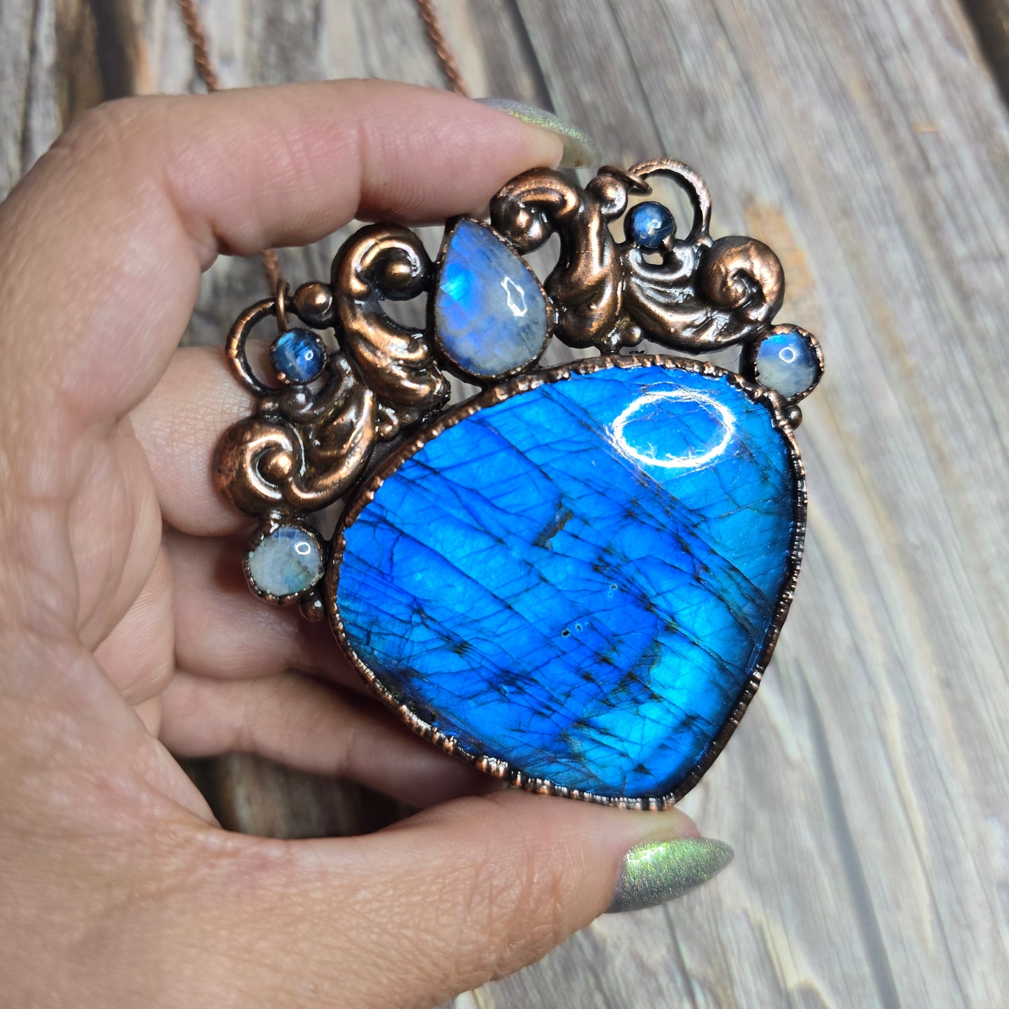 Labradorite & Moonstone Necklace