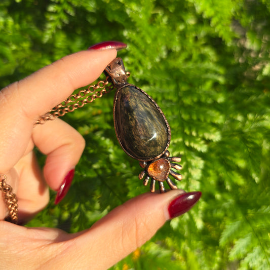 Fire Collection - Velvet Obsidian & Sunstone