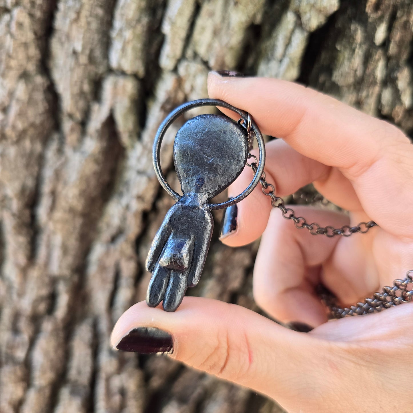 ALIEN - Prehnite Necklace