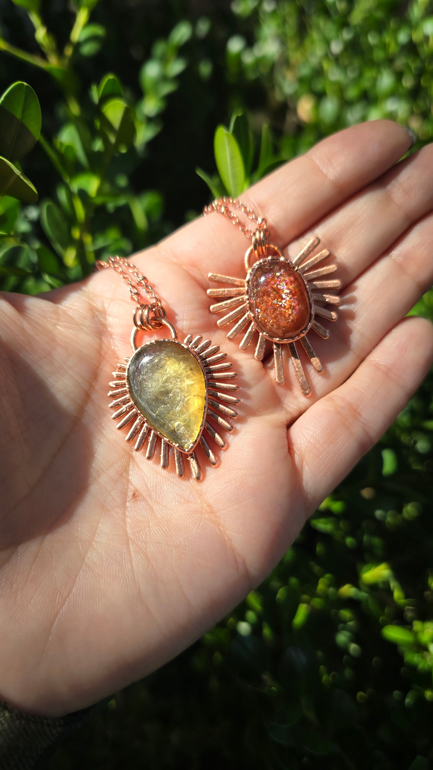 Summer Solstice Collection- Sunstone & Lepidolite