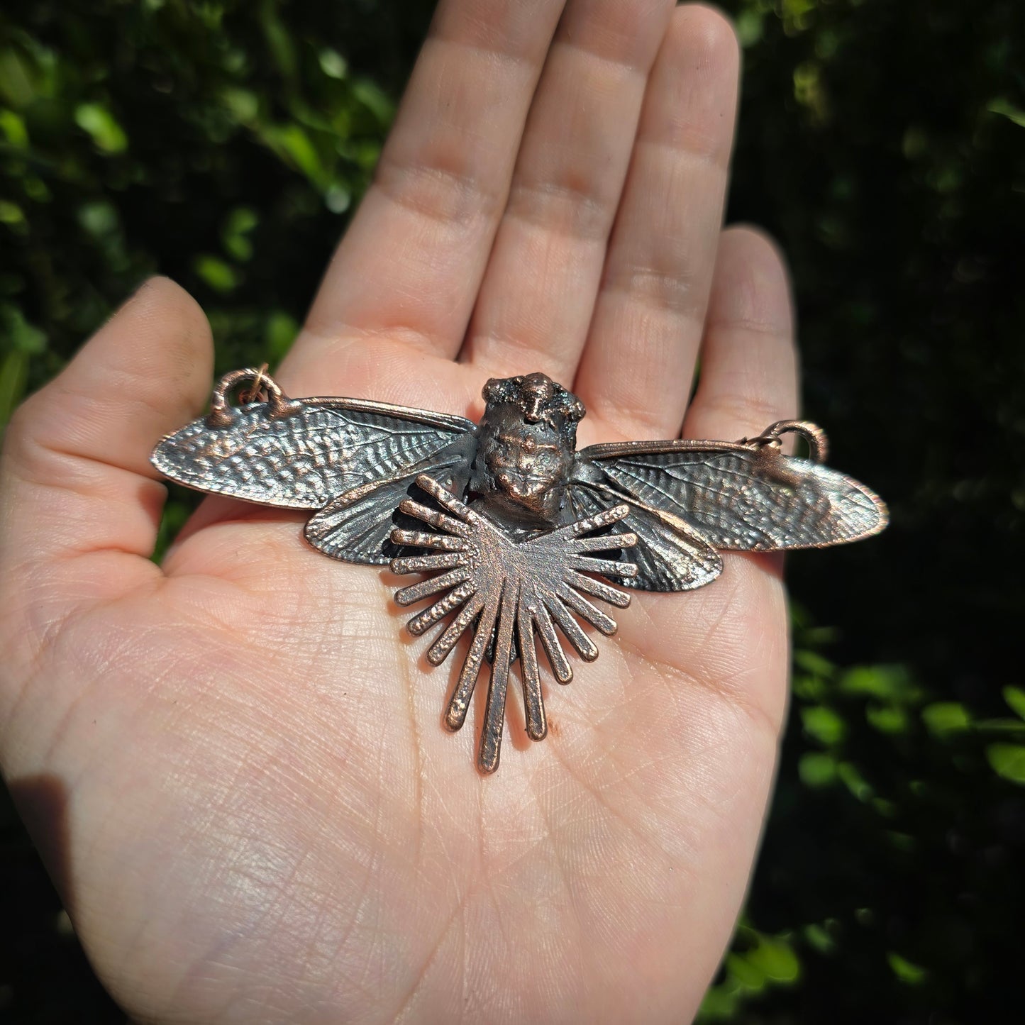 Real Electroformed Cicada Necklace #3