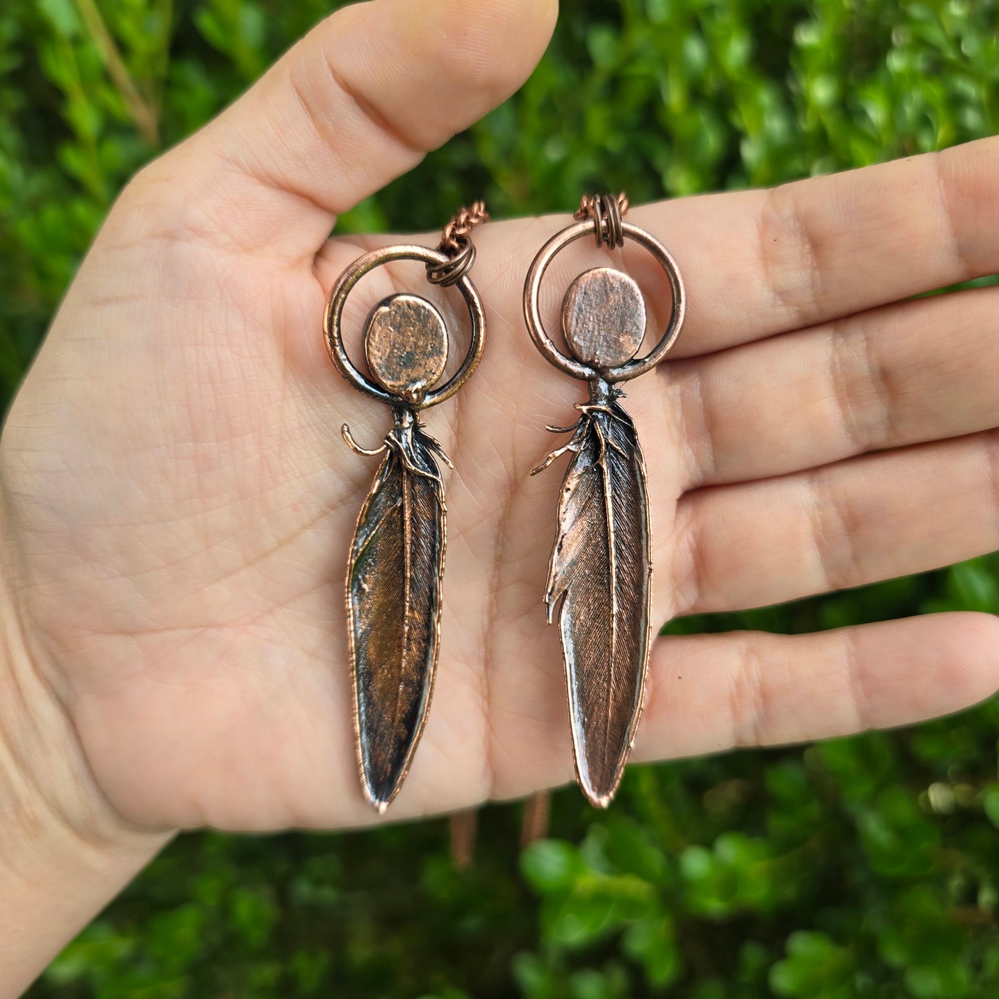 REAL Electroformed Macaw Feather #3 & 4