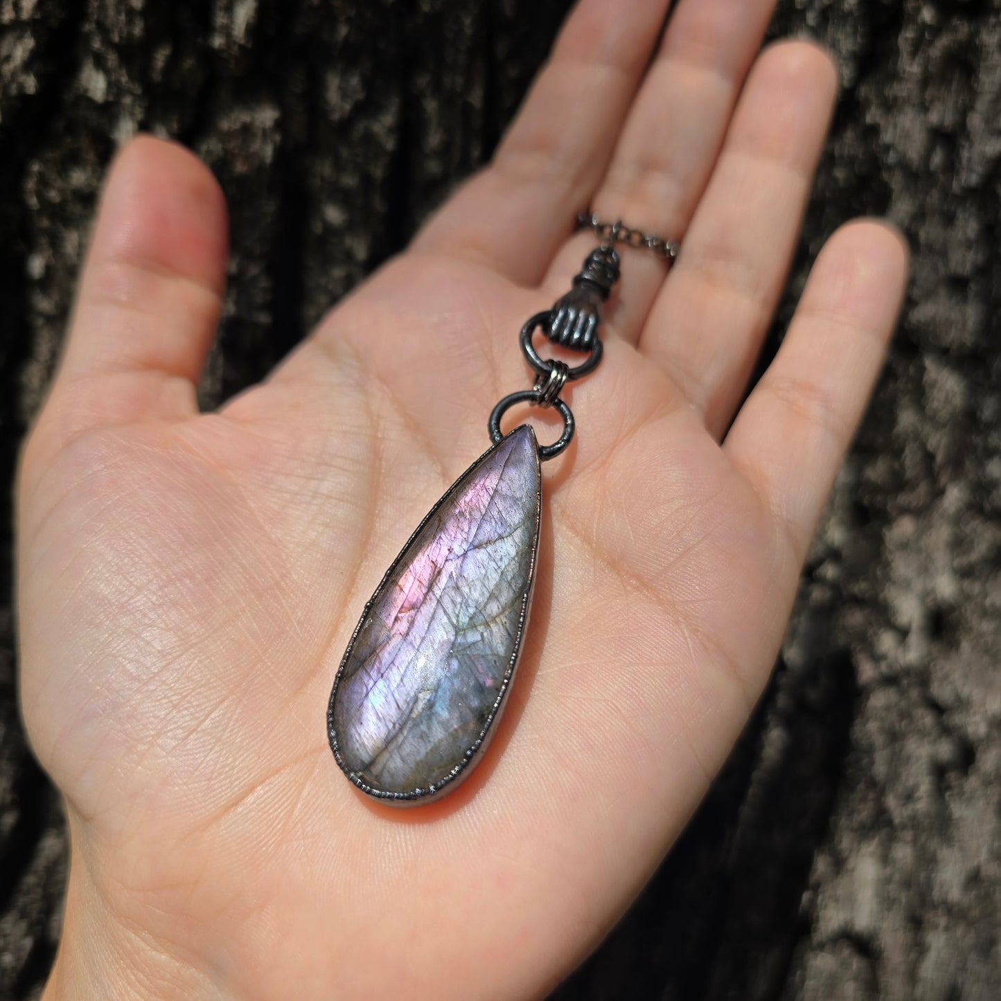 Pastel Labradorite Necklace