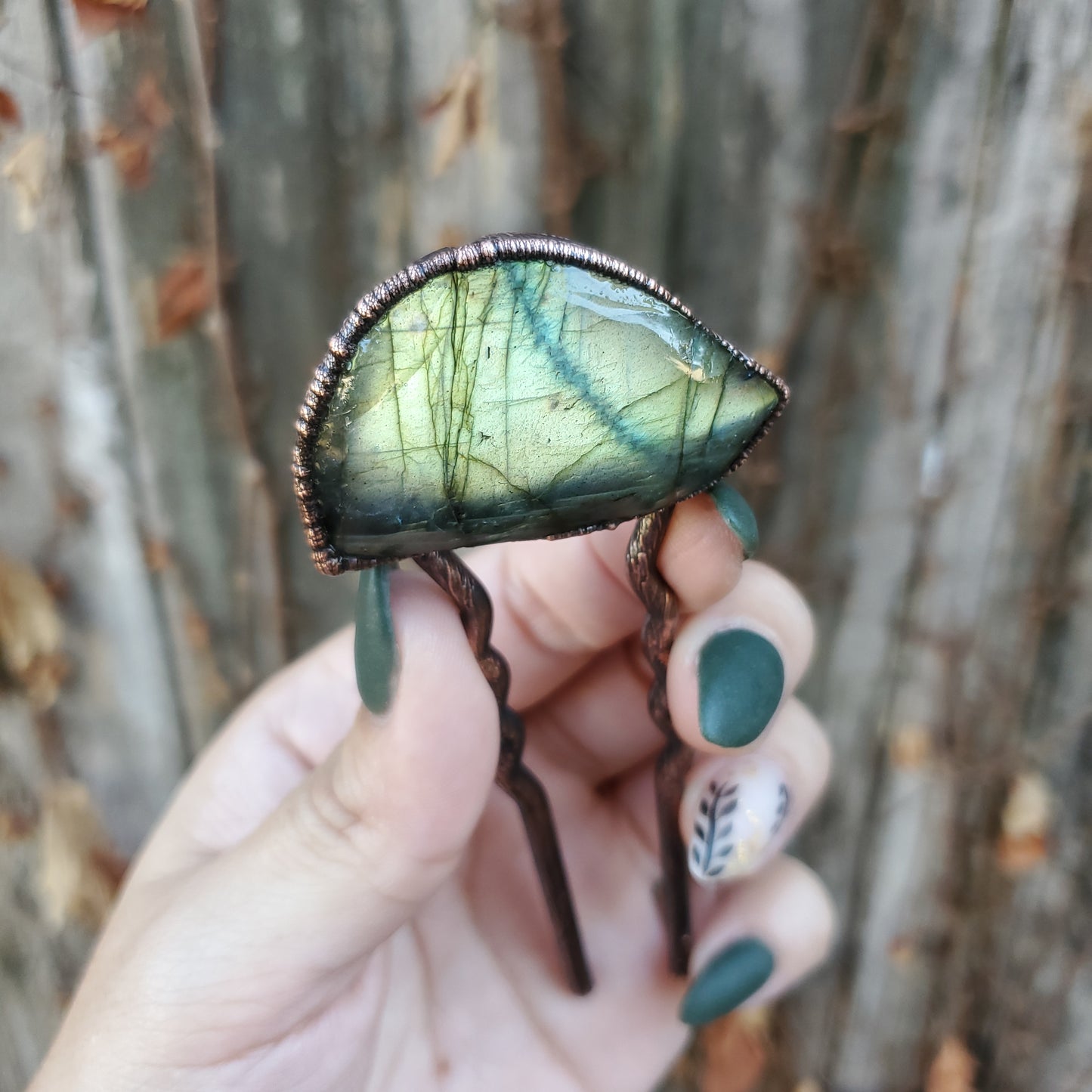 Labradorite Hairpin #1