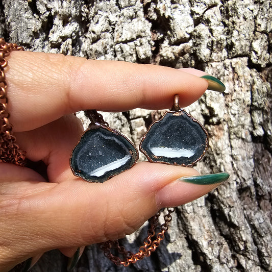 Mini Geode Necklace Set #4
