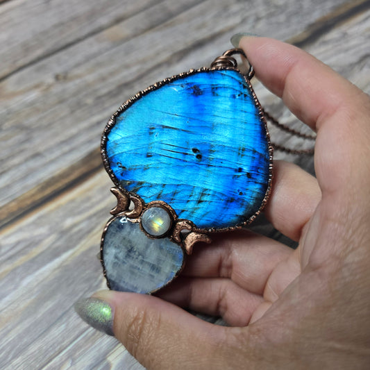 Labradorite & Moonstone Necklace #2