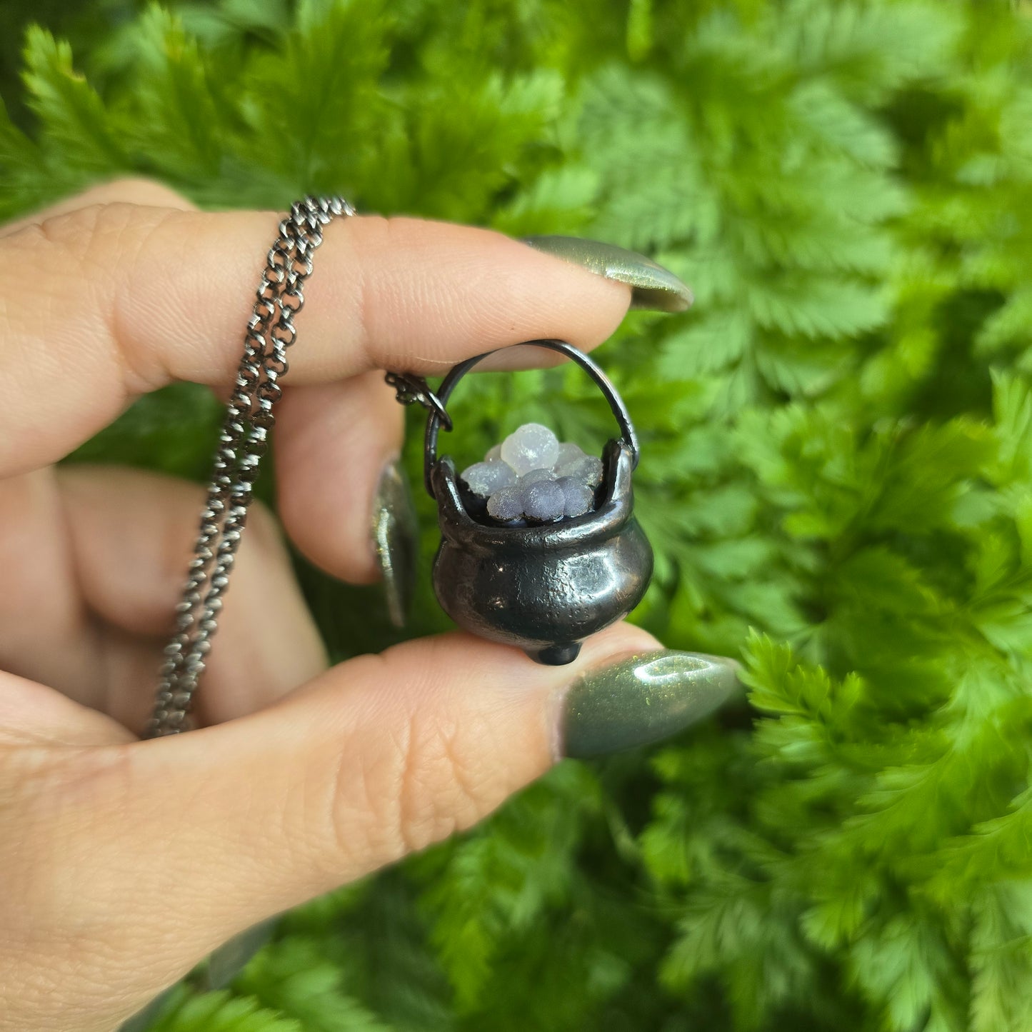 Grape Agate Cauldrons
