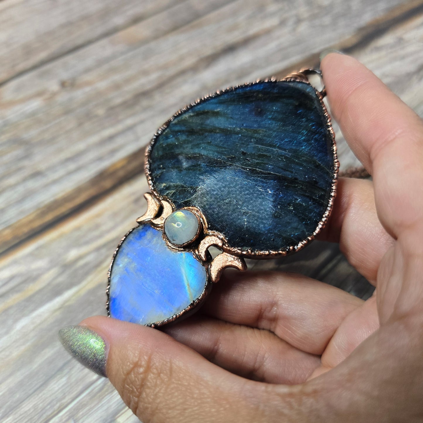 Labradorite & Moonstone Necklace #2