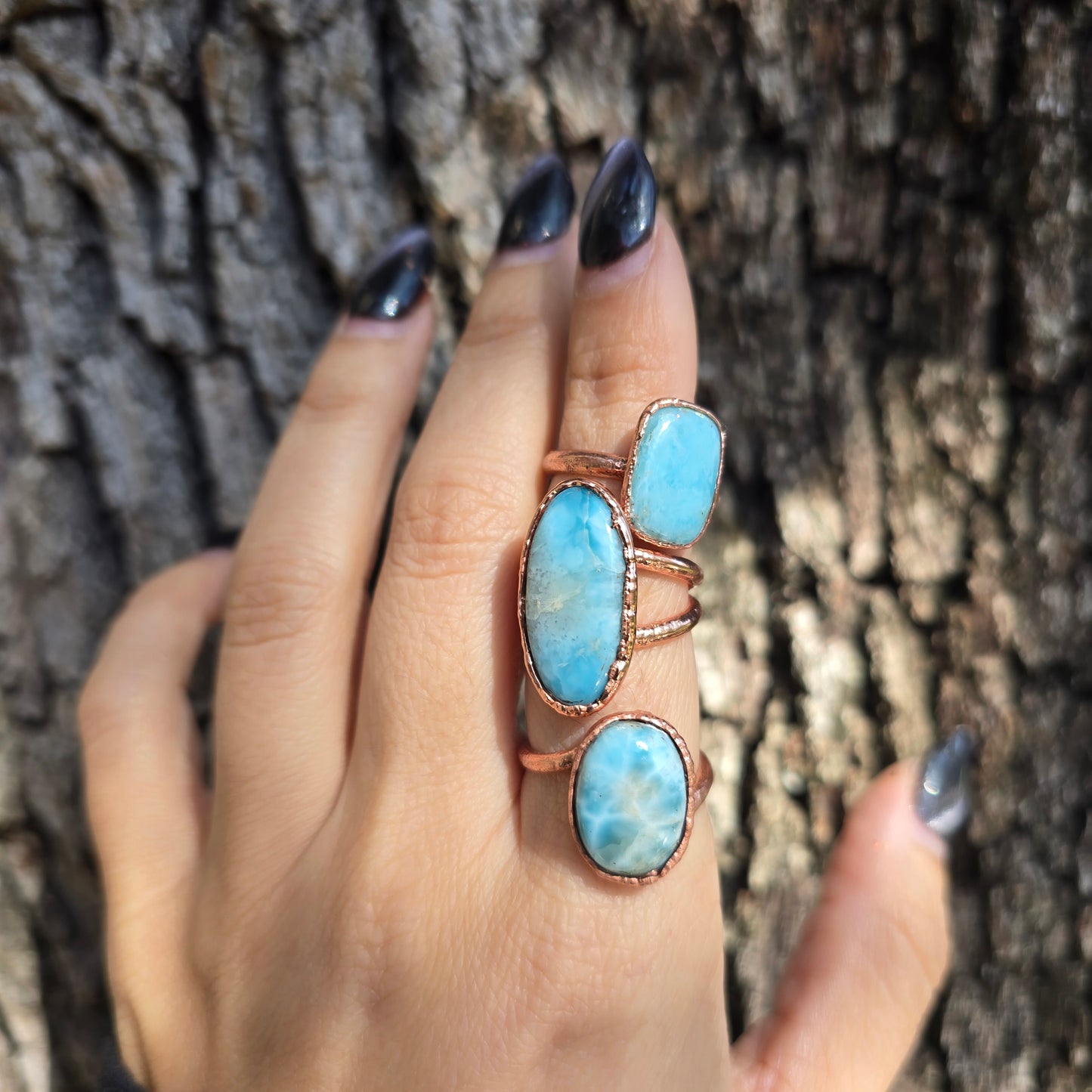 Larimar Rings