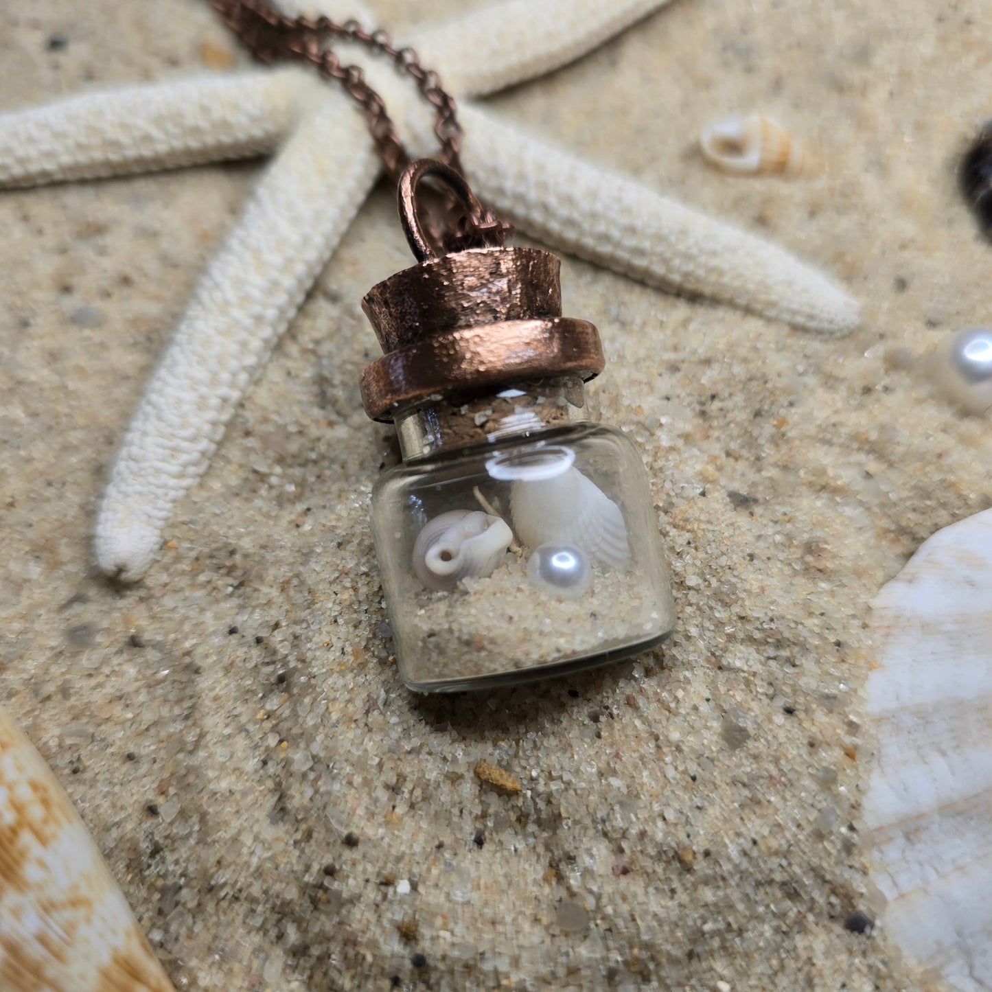 Siren's Relics - Sea Treasures Jar Necklace