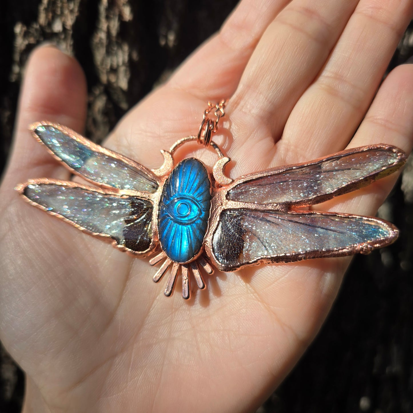 Blue Labradorite Eye Fairy