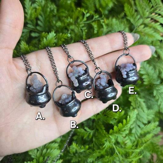 Grape Agate Cauldrons